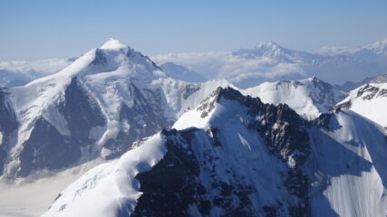 Aletschhorn versante nord dalla vetta