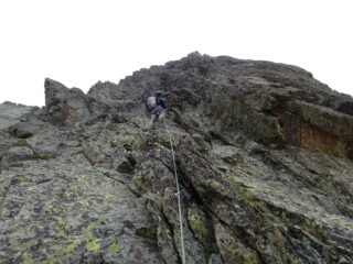 Sulla parte bassa dello spigolo  (foto mgulliver)