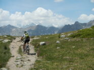 vista verso il gruppo dei Cerces e gli Ecrins