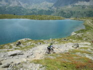 discesa sul Lac Laramon