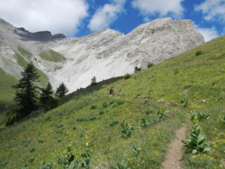 gran vista sul vallone della Chalanche Ronde