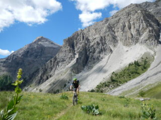 Monte Chaberton sullo sfondo