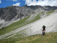 sulla dorsale poco prima della cima