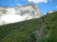 sentiero faticoso in salita ma ben ciclabile in discesa