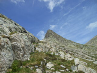 Scendendo dal Passo dell'Agnel, lato Francia