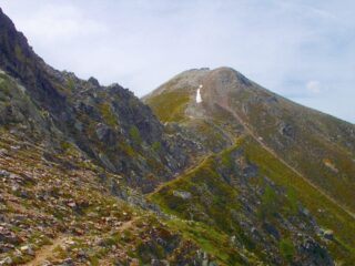 la cima  si avvicina