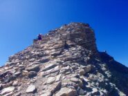 la parte terminale costituita da roccette