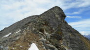 scendendo dal M. Mary verso il colle