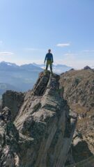 Il tratto di cresta affilato ed esposto