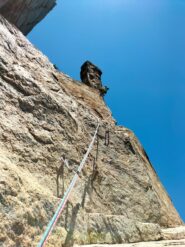 In salita sul torrione.