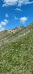 In vista della cima 