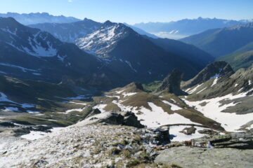 situazione neve nel vallone di salita