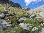 Il punto in cui si abbandona il sentiero per la Torche'