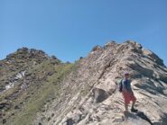 Parte finale della salita alla Punta di Mezzodì