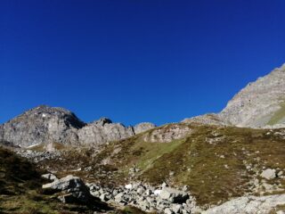 Salita verso il colle Manzol