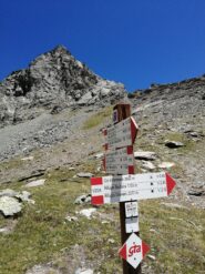 Bivio per il colle d'Armoine a Pian Mait