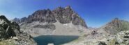 Panorama con Monviso e rifugio Sella