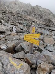 bivio per il Colle Brocan