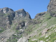 Il tratto più ripido della salita