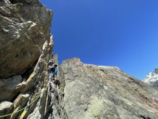 In partenza del tiro chiave