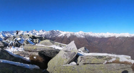 Cresta sassosa e vetta