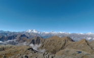 passo con il monte rosa davanti