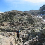 L'inizio dell'attraversamento della conca superiore