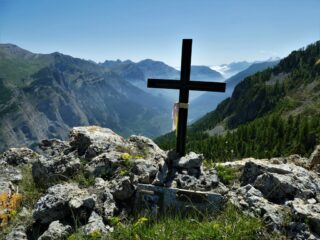 Panorama stupendo dalla croce.