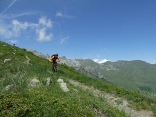 Discesa sotto il Pernante.
