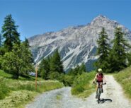 Verso Champlas Seguin con lo Chaberton di guardia...