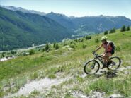 Sul sentiero poco prima di Sestriere.