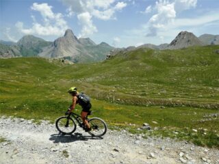 Prima della salita finale al rifugio.