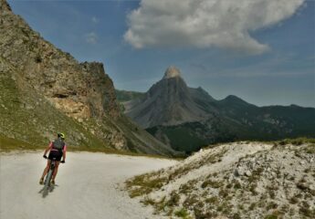 Silvia speedy verso il colle del Preit.