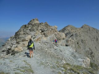 La crestina che stacca dalla quota sciistica del Foreant.