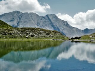 La Taillante dal lac Eychassier.