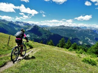 Inizio discesa su Thures