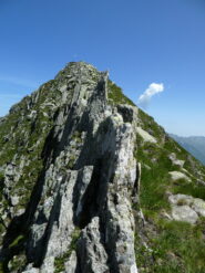 La cresta finale verso Cima Dora