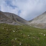 Salendo al Col Etroit du Vallon.