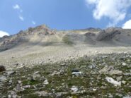 Il pendio da cui siamo scesi.