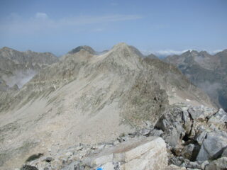 Testa di Tablasses (m.2851) dalla Bresses (m.2820) con canale di salita