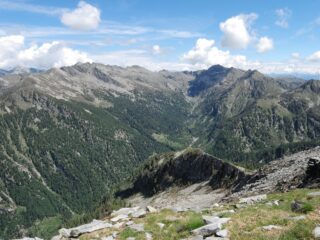 Vista di vetta sulla Valle Agrasino