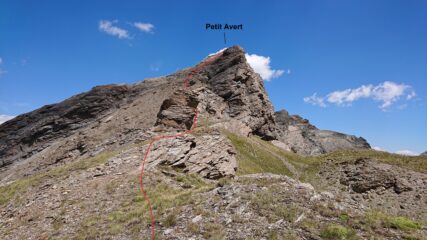 Il Petit Avert dal colle di Lavodilec