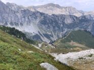 Veduta da poco sopra il Rfugio Garelli