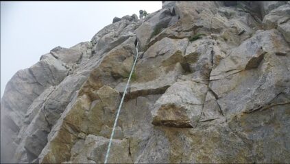 Sulla parte sopra la forcella Sud