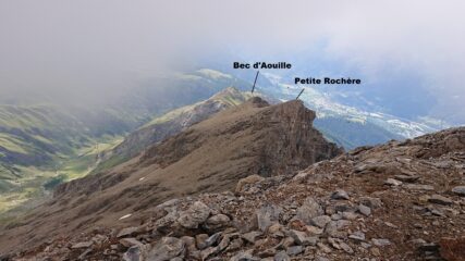 La cresta sud dalla Grande Rochère