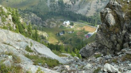 Il Pian della Mussa dall' attacco