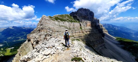 Sulla dorsale meridionale della Pietra Grande