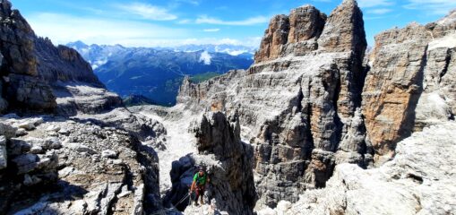 sulle Bocchette Alte dopo il temporale