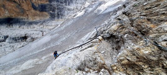 scale verso la vedretta d'Ambiez