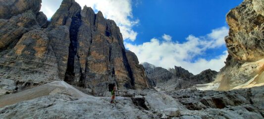 ormai fuori dalla vedretta dei Camosci
